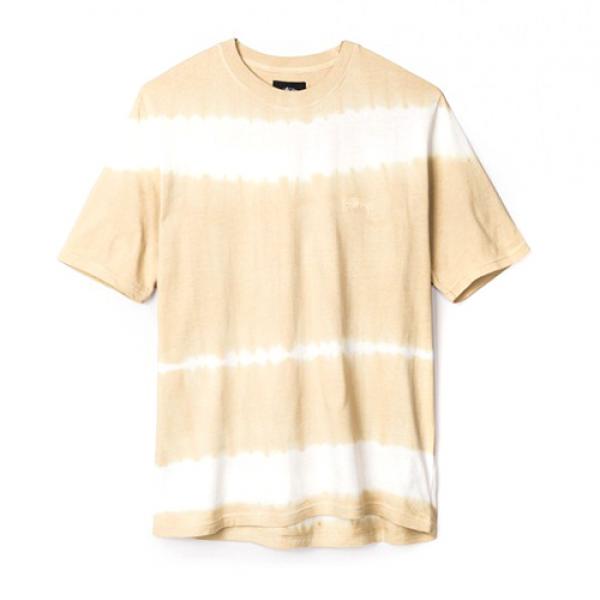 SPRAY STRIPE S/SL TEE-KHAKI